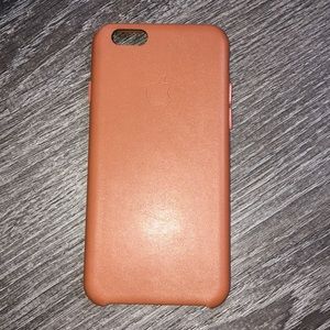 iPhone 6,6S,7 Case - Apple Logo Leather